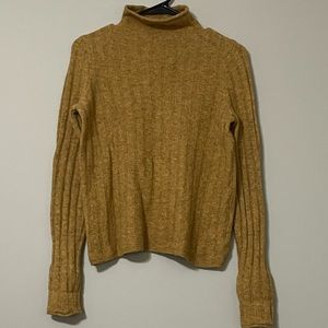 mustard Madewell mock neck sweater, W S